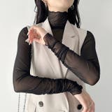 袖シャーリングメロウハイネックシアーインナートップス | Outfitter lab | 詳細画像38