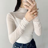 袖シャーリングメロウハイネックシアーインナートップス | Outfitter lab | 詳細画像41