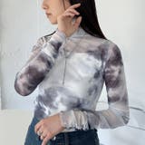 袖シャーリングメロウハイネックシアーインナートップス | Outfitter lab | 詳細画像9