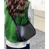 ブラック | 太ベルト2WAYフェイクレザーショルダーバッグ | Outfitter lab