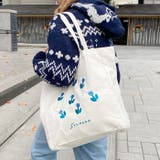 【A4収納可】フラワー刺繍トートバッグ | Outfitter lab | 詳細画像14 