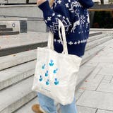 【A4収納可】フラワー刺繍トートバッグ | Outfitter lab | 詳細画像15 