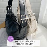フェイクレザーベルトデザインハンドバッグ | Outfitter lab | 詳細画像5 