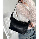 ブラック | フェイクレザーベルトデザインハンドバッグ | Outfitter lab