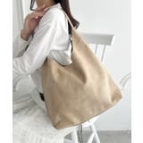 ベージュ | ポーチ付き スウェード風ワンハンドルバッグ | Outfitter lab