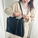 【A4収納可能】PUダブルショルダートートバッグ ショルダーバッグ | Outfitter lab | 詳細画像10
