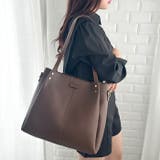 【A4収納可能】PUダブルショルダートートバッグ ショルダーバッグ | Outfitter lab | 詳細画像14