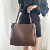【A4収納可能】PUダブルショルダートートバッグ ショルダーバッグ | Outfitter lab | 詳細画像15