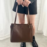 【A4収納可能】PUダブルショルダートートバッグ ショルダーバッグ | Outfitter lab | 詳細画像16