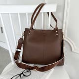 【A4収納可能】PUダブルショルダートートバッグ ショルダーバッグ | Outfitter lab | 詳細画像17
