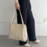 【A4収納可能】PUダブルショルダートートバッグ ショルダーバッグ | Outfitter lab | 詳細画像22 