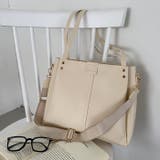 【A4収納可能】PUダブルショルダートートバッグ ショルダーバッグ | Outfitter lab | 詳細画像23 