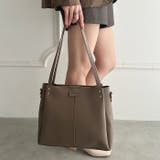 【A4収納可能】PUダブルショルダートートバッグ ショルダーバッグ | Outfitter lab | 詳細画像28 