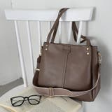 【A4収納可能】PUダブルショルダートートバッグ ショルダーバッグ | Outfitter lab | 詳細画像29 