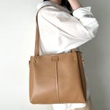 【A4収納可能】PUダブルショルダートートバッグ ショルダーバッグ | Outfitter lab | 詳細画像31 
