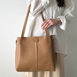 【A4収納可能】PUダブルショルダートートバッグ ショルダーバッグ | Outfitter lab | 詳細画像32 