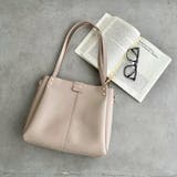 【A4収納可能】PUダブルショルダートートバッグ ショルダーバッグ | Outfitter lab | 詳細画像40 