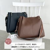 【A4収納可能】PUダブルショルダートートバッグ ショルダーバッグ | Outfitter lab | 詳細画像5
