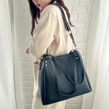 【A4収納可能】PUダブルショルダートートバッグ ショルダーバッグ | Outfitter lab | 詳細画像8