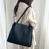 【A4収納可能】PUダブルショルダートートバッグ ショルダーバッグ | Outfitter lab | 詳細画像9