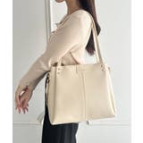 アイボリー | 【A4収納可能】PUダブルショルダートートバッグ ショルダーバッグ | Outfitter lab