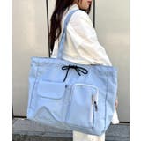 ライトブルー | 【A4収納可】大容量 軽量 多収納トートバッグ | Outfitter lab