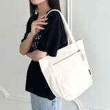 【A4収納可能】ファスナーポケット付き縦型トートバッグ | Outfitter lab | 詳細画像11