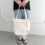 【A4収納可能】ファスナーポケット付き縦型トートバッグ | Outfitter lab | 詳細画像14