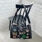 【大容量】ワッペンスタッズデザインボストンバッグ トラベルバッグ | Outfitter lab | 詳細画像10 