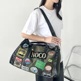 【大容量】ワッペンスタッズデザインボストンバッグ トラベルバッグ | Outfitter lab | 詳細画像12 