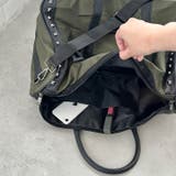 【大容量】ワッペンスタッズデザインボストンバッグ トラベルバッグ | Outfitter lab | 詳細画像24 