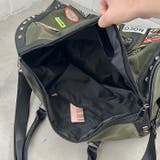 【大容量】ワッペンスタッズデザインボストンバッグ トラベルバッグ | Outfitter lab | 詳細画像25 