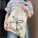 【A4収納可】ナイロンドローストリングナップサック | Outfitter lab | 詳細画像11