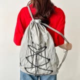 【A4収納可】ナイロンドローストリングナップサック | Outfitter lab | 詳細画像17