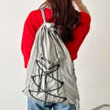 【A4収納可】ナイロンドローストリングナップサック | Outfitter lab | 詳細画像18