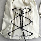 【A4収納可】ナイロンドローストリングナップサック | Outfitter lab | 詳細画像25