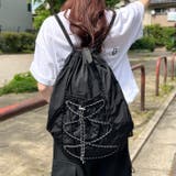 【A4収納可】ナイロンドローストリングナップサック | Outfitter lab | 詳細画像6