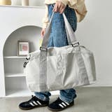 【2WAY・大容量】ワントーンカラーナイロンボストンバッグ/トラベルバッグ | Outfitter lab | 詳細画像14 
