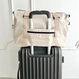【2WAY・大容量】ワントーンカラーナイロンボストンバッグ/トラベルバッグ | Outfitter lab | 詳細画像34 