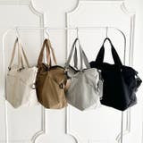 【2WAY・大容量】ワントーンカラーナイロンボストンバッグ/トラベルバッグ | Outfitter lab | 詳細画像36 