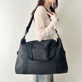 【2WAY・大容量】ワントーンカラーナイロンボストンバッグ/トラベルバッグ | Outfitter lab | 詳細画像5 