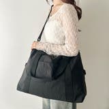 【2WAY・大容量】ワントーンカラーナイロンボストンバッグ/トラベルバッグ | Outfitter lab | 詳細画像6 