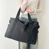 【2WAY・大容量】ワントーンカラーナイロンボストンバッグ/トラベルバッグ | Outfitter lab | 詳細画像8 