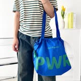 【A4収納可】ビッグロゴナイロントートバッグ ドローストリングバッグ | Outfitter lab | 詳細画像14 