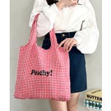 レッド | 【A4収納可】ロゴマルシェトートバッグ | Outfitter lab