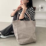 リバーシブルチェックトートバッグ | Outfitter lab | 詳細画像22 