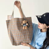 リバーシブルチェックトートバッグ | Outfitter lab | 詳細画像5 
