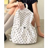 ホワイト | 軽量ドットナイロンバックパック リュック | Outfitter lab