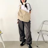 【A4収納可】大容量ムーンショルダーバッグ | Outfitter lab | 詳細画像15