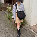 【A4収納可】大容量ムーンショルダーバッグ | Outfitter lab | 詳細画像9